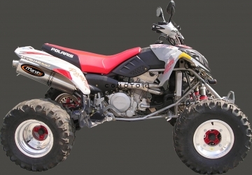 Silencieux Atv Line PREDATOR 500 Big Oval Alu Homologué