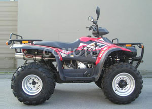 Pot LINHAI 300 4X4 Ligne Complète Atv Line Silencieux Ovale Alue