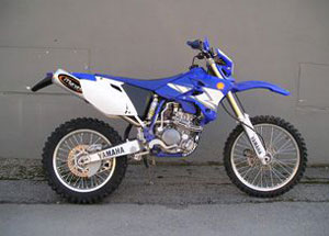 Silencieux Motard WR 250 F 2004 Small Oval Titane