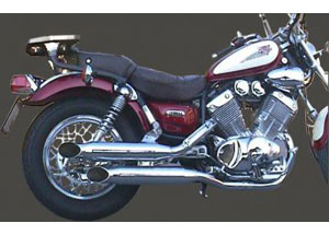 Pot XV 535 VIRAGO Ligne Complète Custom Silencieux Chromé