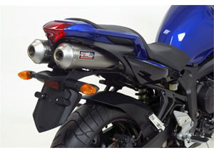 Demi Ligne Yamaha FZ6 S2-FZ6 FAZER S2 2007 Slip-on Alu (G+D)