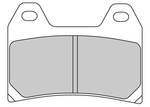 Plaquette de frein Organique Eco-Friction Route